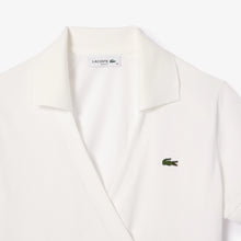 Load image into Gallery viewer, Stretch Mini PiquŽ Wrap Polo Shirt - White