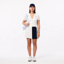 Load image into Gallery viewer, Stretch Mini PiquŽ Wrap Polo Shirt - White