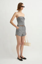 Load image into Gallery viewer, Chiara Strapless Top - Black/White