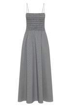 Load image into Gallery viewer, Lida Maxi Dress  - Gingham - Black