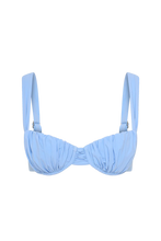 Load image into Gallery viewer, Sol Bikini Top  - Blue