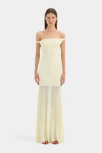 Load image into Gallery viewer, Elia Off Shoulder Twist Dress - Lemon Sorbet
