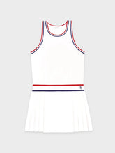 Load image into Gallery viewer, Src Phoebe Dress - White/Navy/Fire Red | Hong Kong