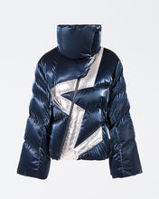 Load image into Gallery viewer, Ariel Ski Bomber - Blue Liquid