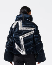 Load image into Gallery viewer, Ariel Ski Bomber - Blue Liquid