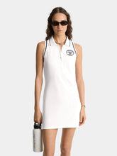 Load image into Gallery viewer, Eden Crest Pique Polo Dress - White | Hong Kong