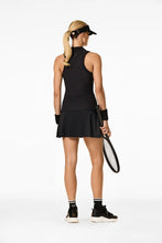 Load image into Gallery viewer, Caroline Sleeveless Polo Top - Black