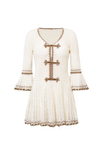Load image into Gallery viewer, Zara Hand-crocheted Mini Dress - Ivory