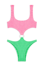 Load image into Gallery viewer, Augusta - Hot Pink & Neon Green