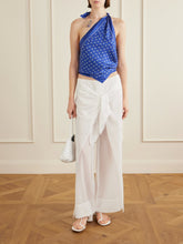Load image into Gallery viewer, Porto Tie Pant - White