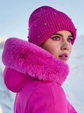 Load image into Gallery viewer, Giselle Faux Border Ski Jacket - Pink