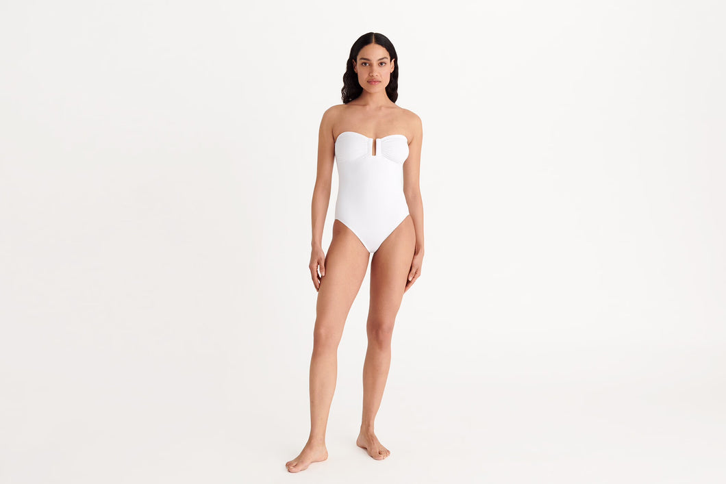 Cassiopee Bustier  - Blanc