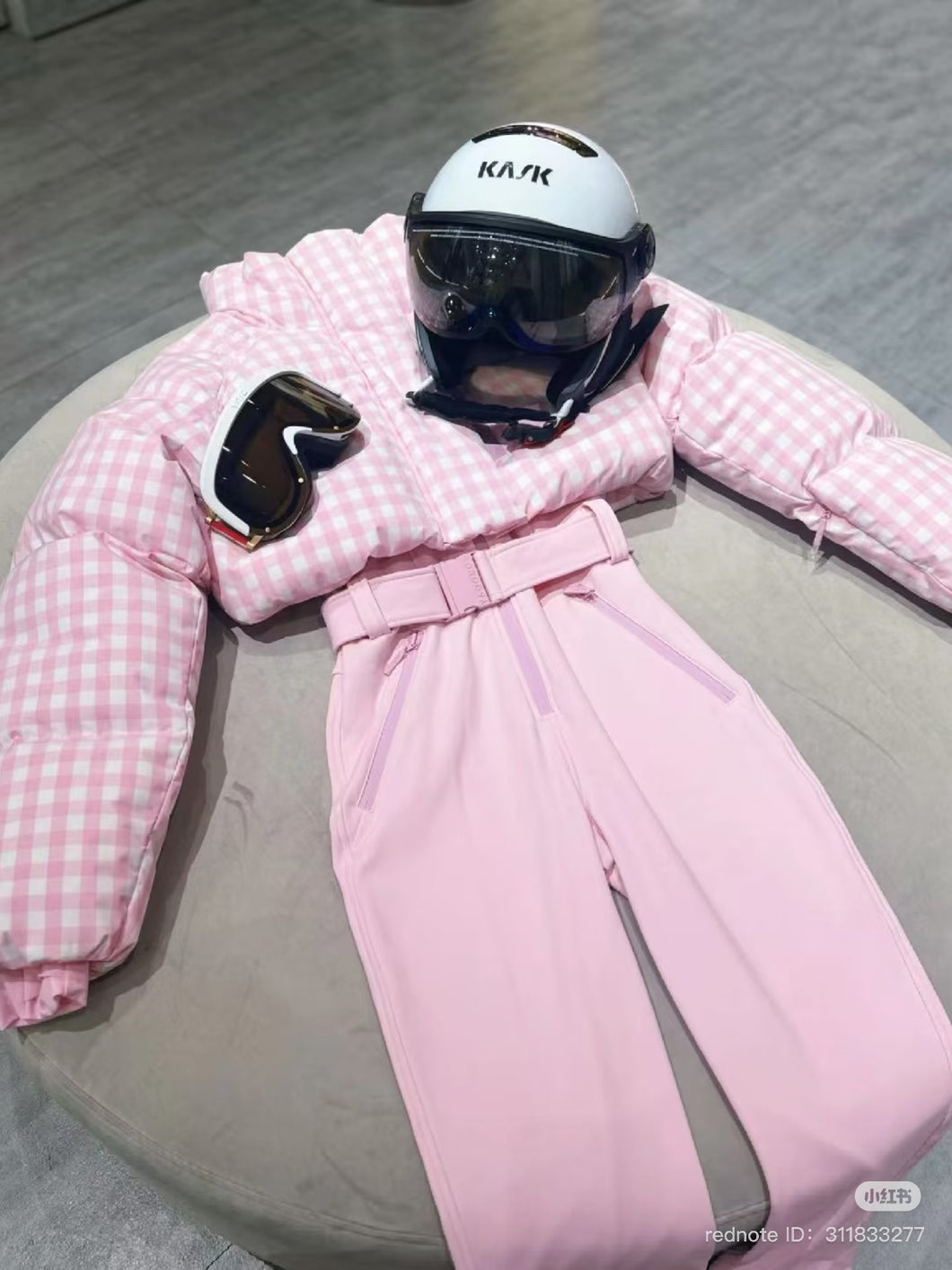 Myoko Ski Suit     - Ex Peony Gingham