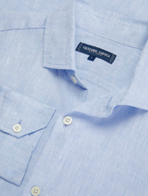 Load image into Gallery viewer, Antonio Linen Shirt L/S  - Baby-Blue
