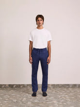 Load image into Gallery viewer, Oscar Linen Chinos - Navy-blue

