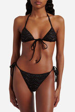 Load image into Gallery viewer, Missoni triangle mesh bikini sequins Gold
