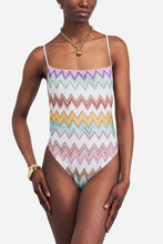 Load image into Gallery viewer, Missoni one-piece macro zigzag White Multicoloured
