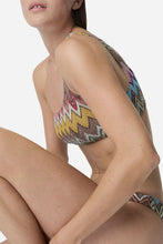 Load image into Gallery viewer, Missoni one-shoulder zigzag bikini Multicoloured
