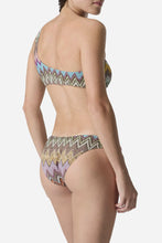 Load image into Gallery viewer, Missoni one-shoulder zigzag bikini Multicoloured
