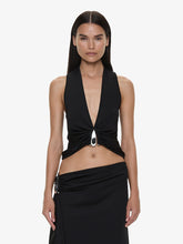 Load image into Gallery viewer, Crystal Pendant Tank - Black
