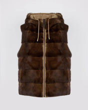 Load image into Gallery viewer, Vest Loro Piana Fabric/Mink - Mochaccino
