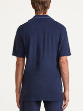 Load image into Gallery viewer, Faustino Terry Cotton Blend Polo S/S - Navy-blue
