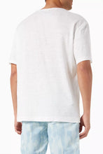 Load image into Gallery viewer, Carmo Linen Relaxed Fit Tee - White
