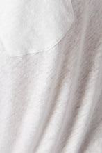 Load image into Gallery viewer, Carmo Linen Relaxed Fit Tee - White
