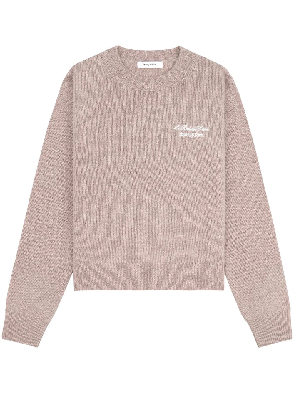 Faubourg Cashmere Crewneck  - Heather Oatmeal