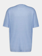 Load image into Gallery viewer, Carmo Linen Relaxed Fit Tee - Baby Blue

