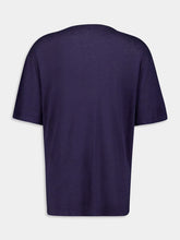 Load image into Gallery viewer, Carmo Linen Relaxed Fit Tee - Midnight

