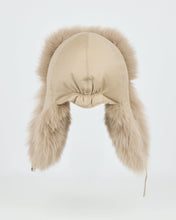 Load image into Gallery viewer, Yves Salomon Chapka Loro Piana Flannel/Fox Dune - View 3 | Hong Kong
