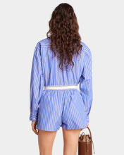 Load image into Gallery viewer, Serif Logo Boxer Short  - Blue/White
