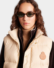 Load image into Gallery viewer, Crown Puffer Vest  - Champagne Tan

