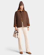 Load image into Gallery viewer, Vendome Quilted Jacket  - Chocolate
