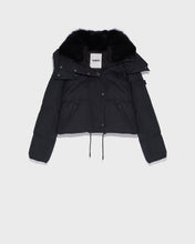 Load image into Gallery viewer, Puffer Jacket Cotton Blended/Fox Trimming - Noir
