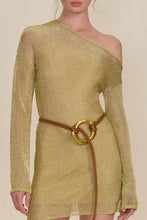 Load image into Gallery viewer, Karishma Knit Dress  - Gold
