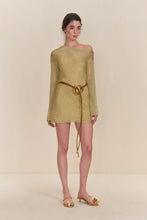Load image into Gallery viewer, Karishma Knit Dress  - Gold
