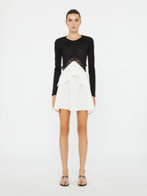 Load image into Gallery viewer, Endrey Back Mini Dress  - Black/ White
