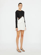 Load image into Gallery viewer, Endrey Back Mini Dress  - Black/ White
