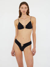 Load image into Gallery viewer, Ruched Orbt High Brief  - Black
