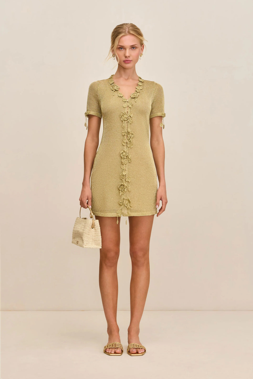 Zenya Dress  - Gold