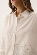 Load image into Gallery viewer, Cloud Embroidered Shirt  - Ivory
