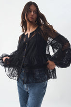 Load image into Gallery viewer, Primrose Blouse  - Black
