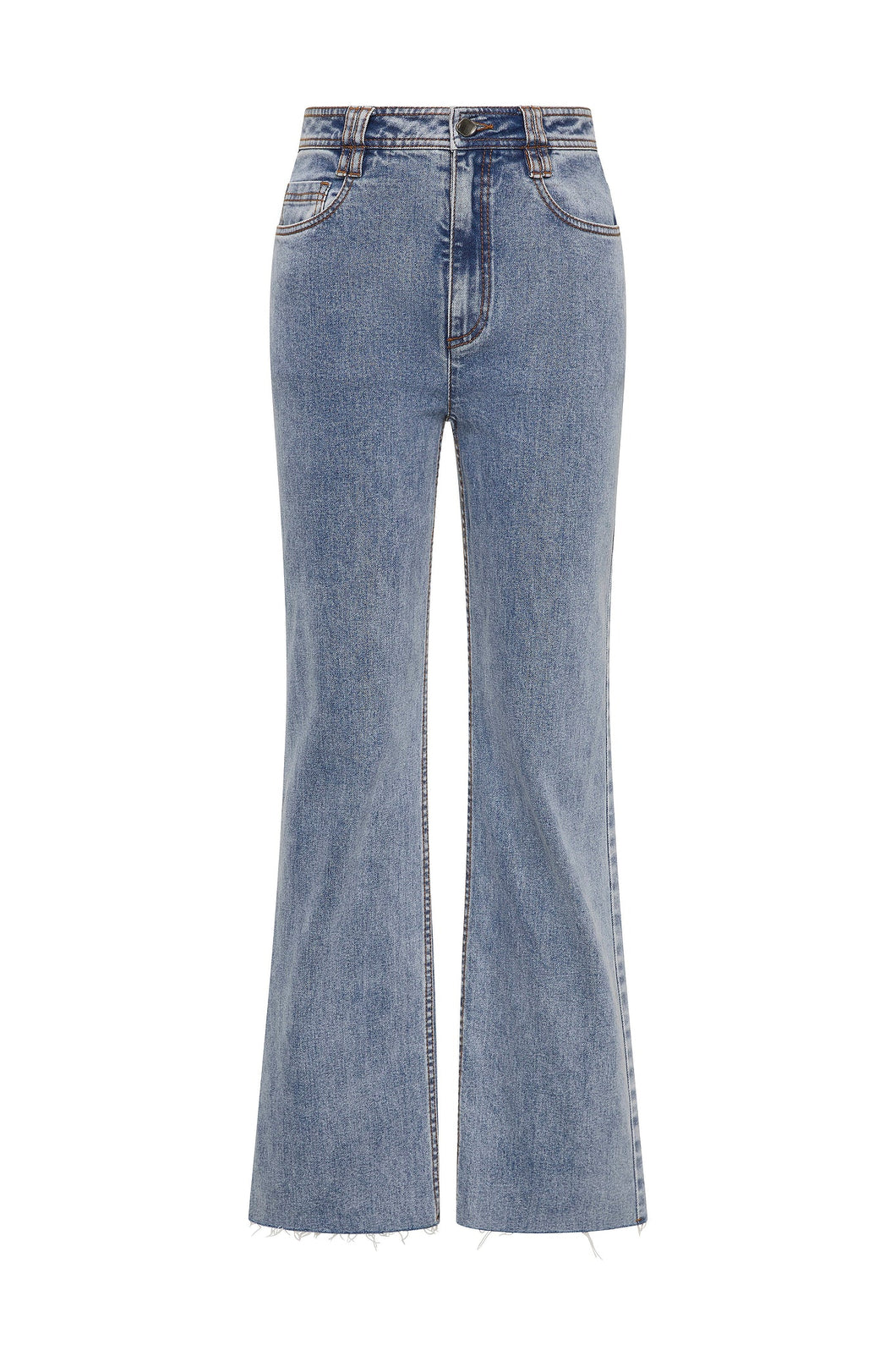 Juno Bootleg Jeans  - Coastal Wash