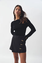 Load image into Gallery viewer, Amber Mini Skirt  - Black
