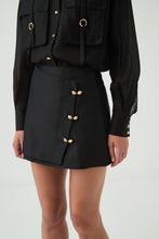 Load image into Gallery viewer, Amber Mini Skirt  - Black
