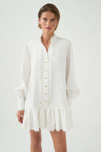 Load image into Gallery viewer, Cloud Embroidered Dress  - Ivory
