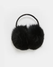 Load image into Gallery viewer, Earwarmer Fox  - Black
