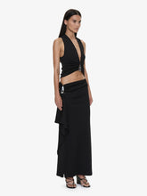 Load image into Gallery viewer, Crystal Pendant Cascade Skirt - Black
